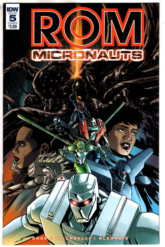 IDW PUBLISHING COMIC BOOK ROM & THE MICRONAUTS #5 (OF 5) CVR A VILLANELLI (VF)