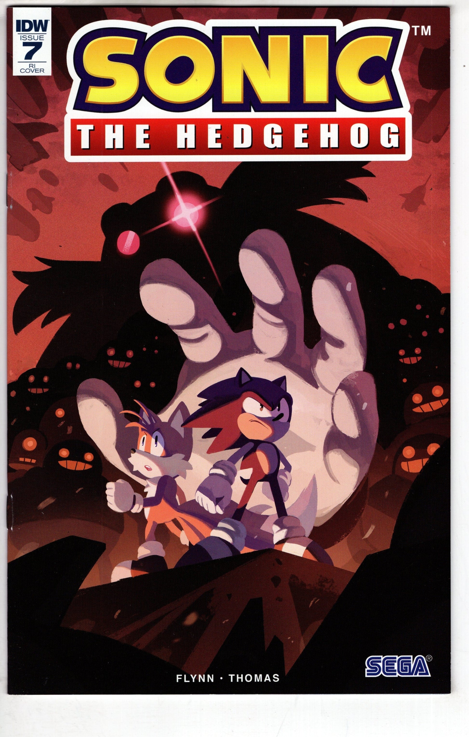 IDW PUBLISHING COMIC BOOK SONIC THE HEDGEHOG #7 10 COPY INCV FOUDRAINE