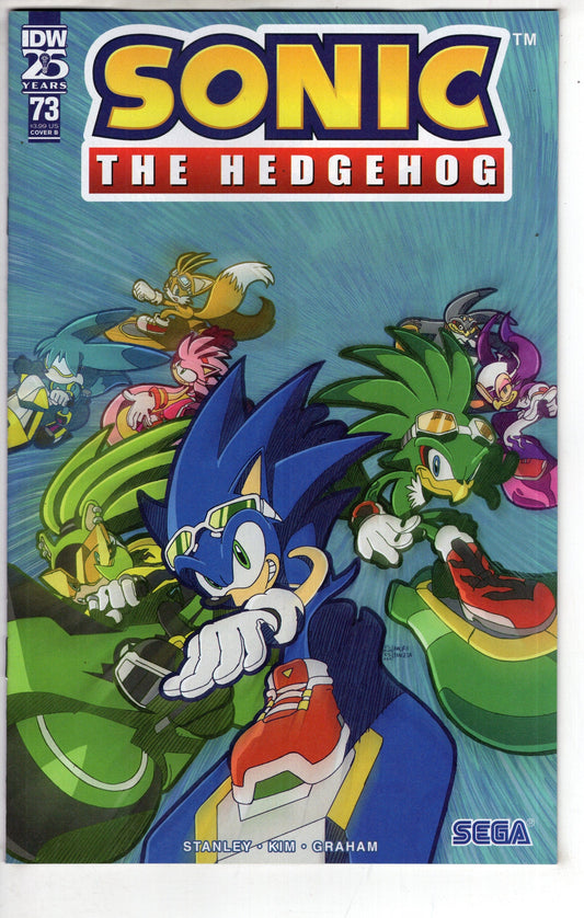 IDW PUBLISHING COMIC BOOK SONIC THE HEDGEHOG #73 CVR B FONSECA