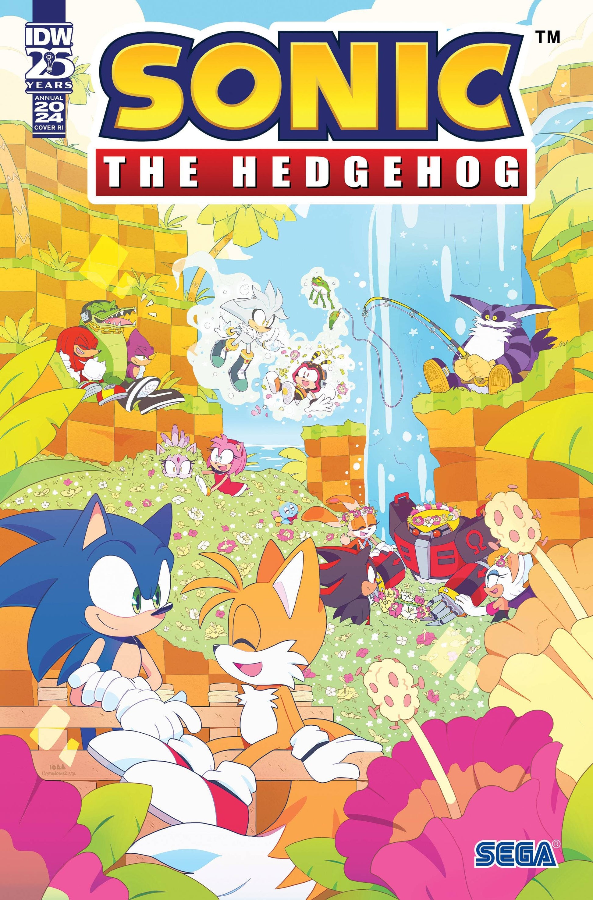 IDW PUBLISHING COMIC BOOK SONIC THE HEDGEHOG ANNUAL 2024 ONESHOT 10 COPY ATA