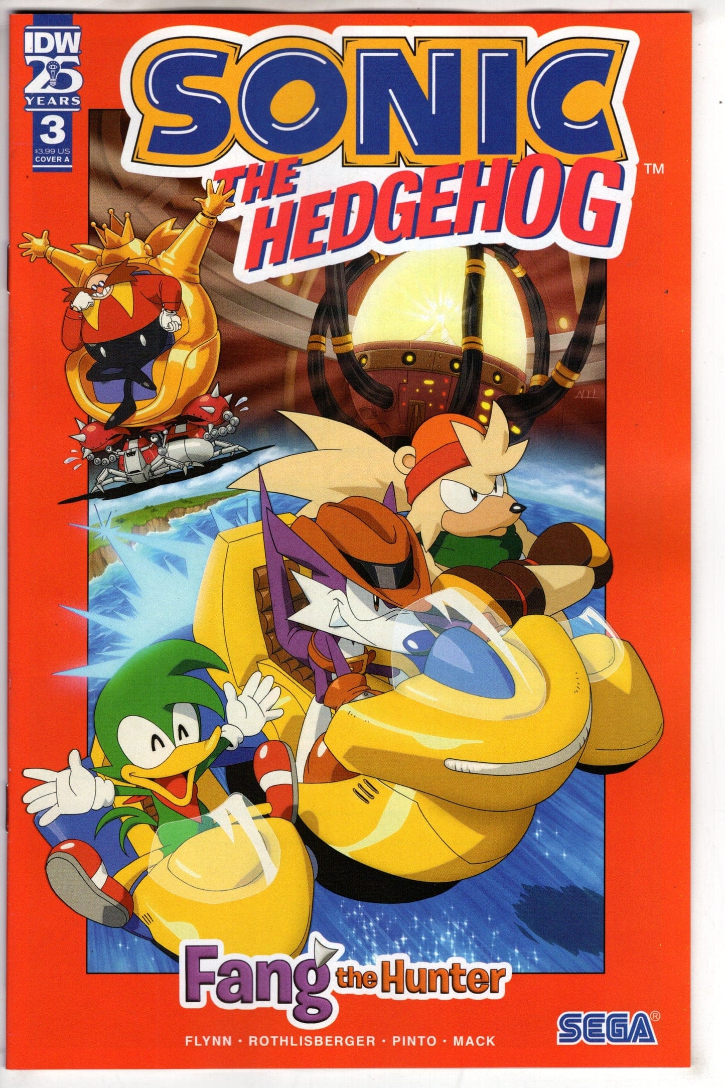 IDW PUBLISHING COMIC BOOK SONIC THE HEDGEHOG FANG HUNTER #3 CVR A HAMMERSTROM