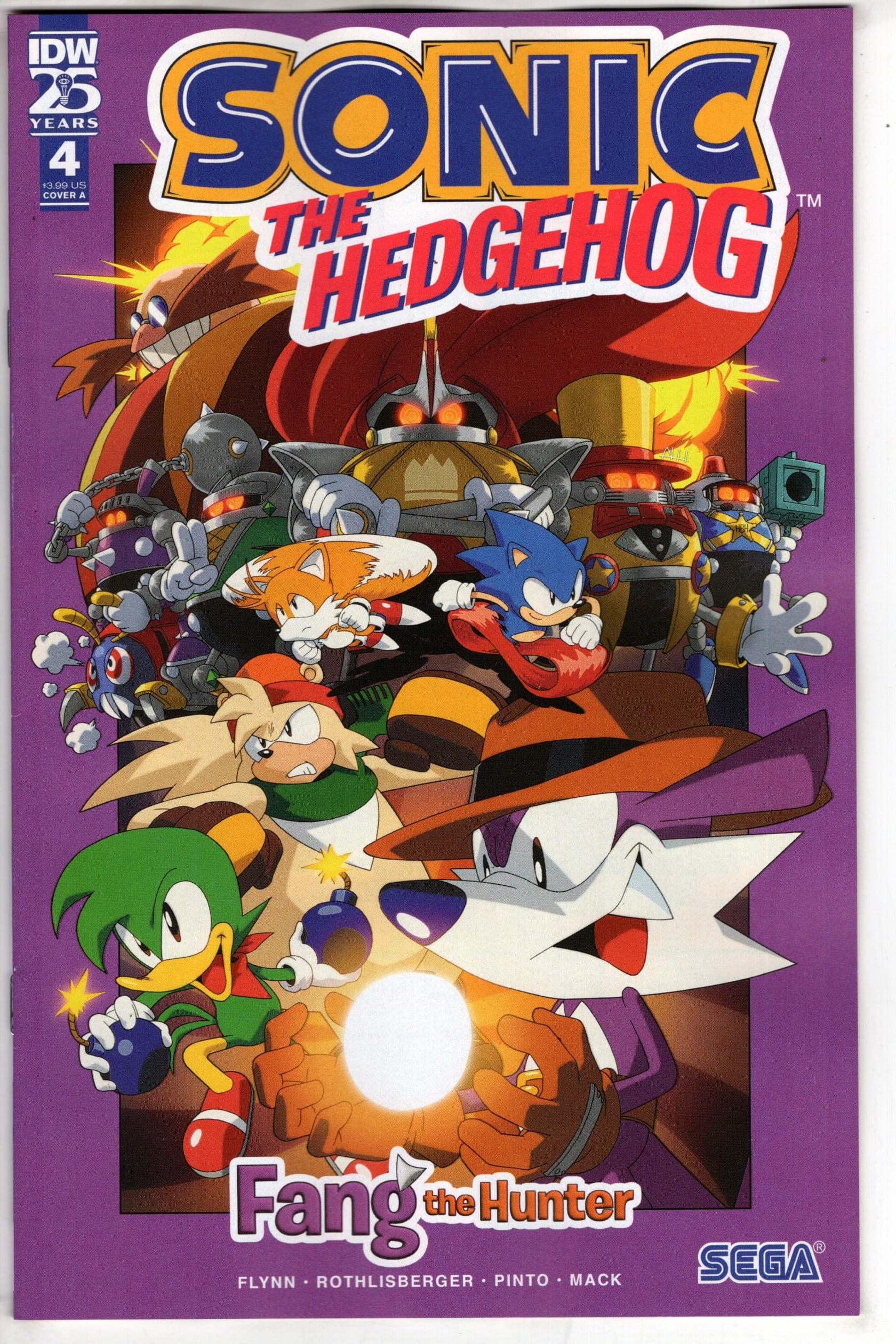 IDW PUBLISHING COMIC BOOK SONIC THE HEDGEHOG FANG HUNTER #4 CVR A HAMMERSTROM