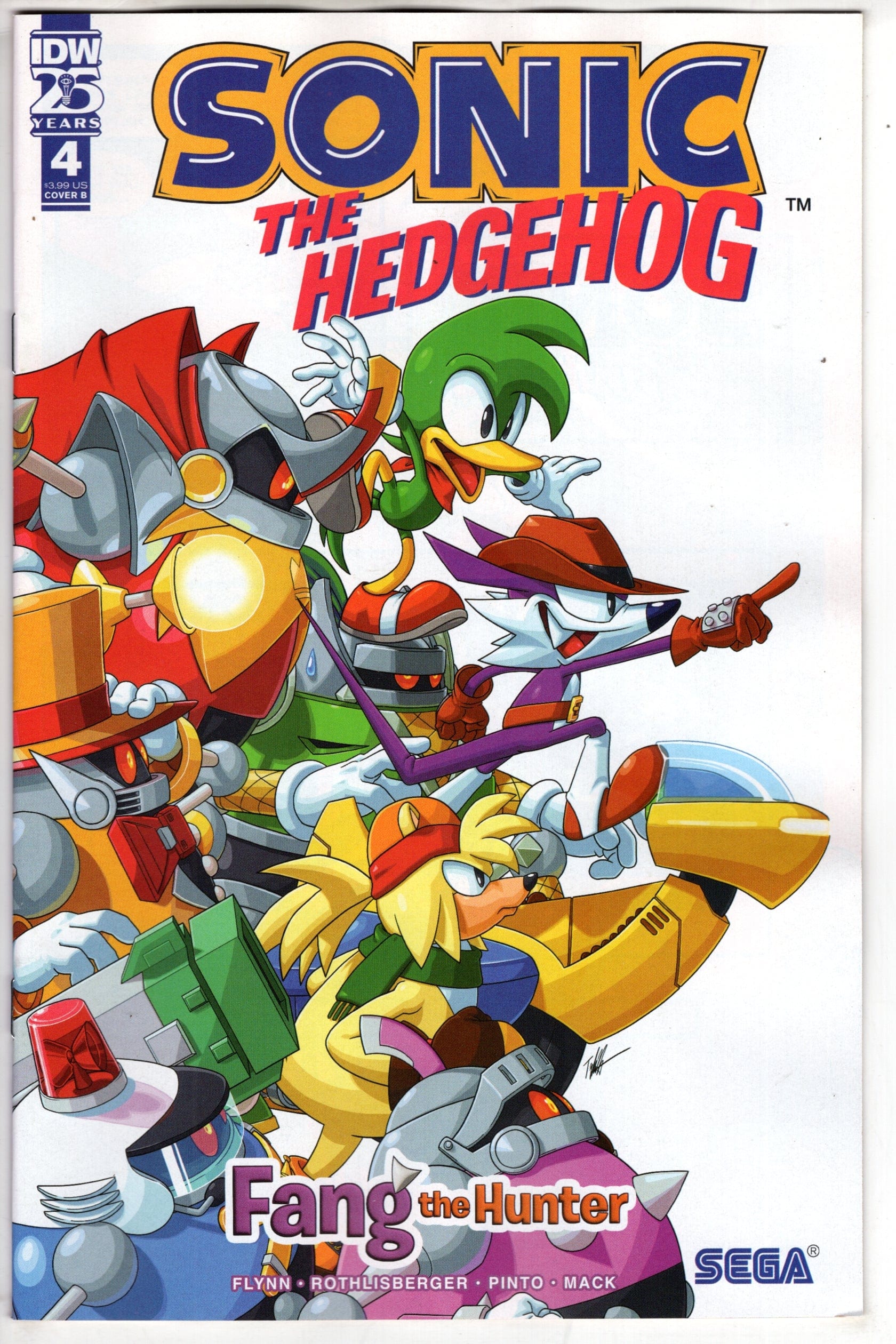 IDW PUBLISHING COMIC BOOK SONIC THE HEDGEHOG FANG HUNTER #4 CVR B MCGRATH