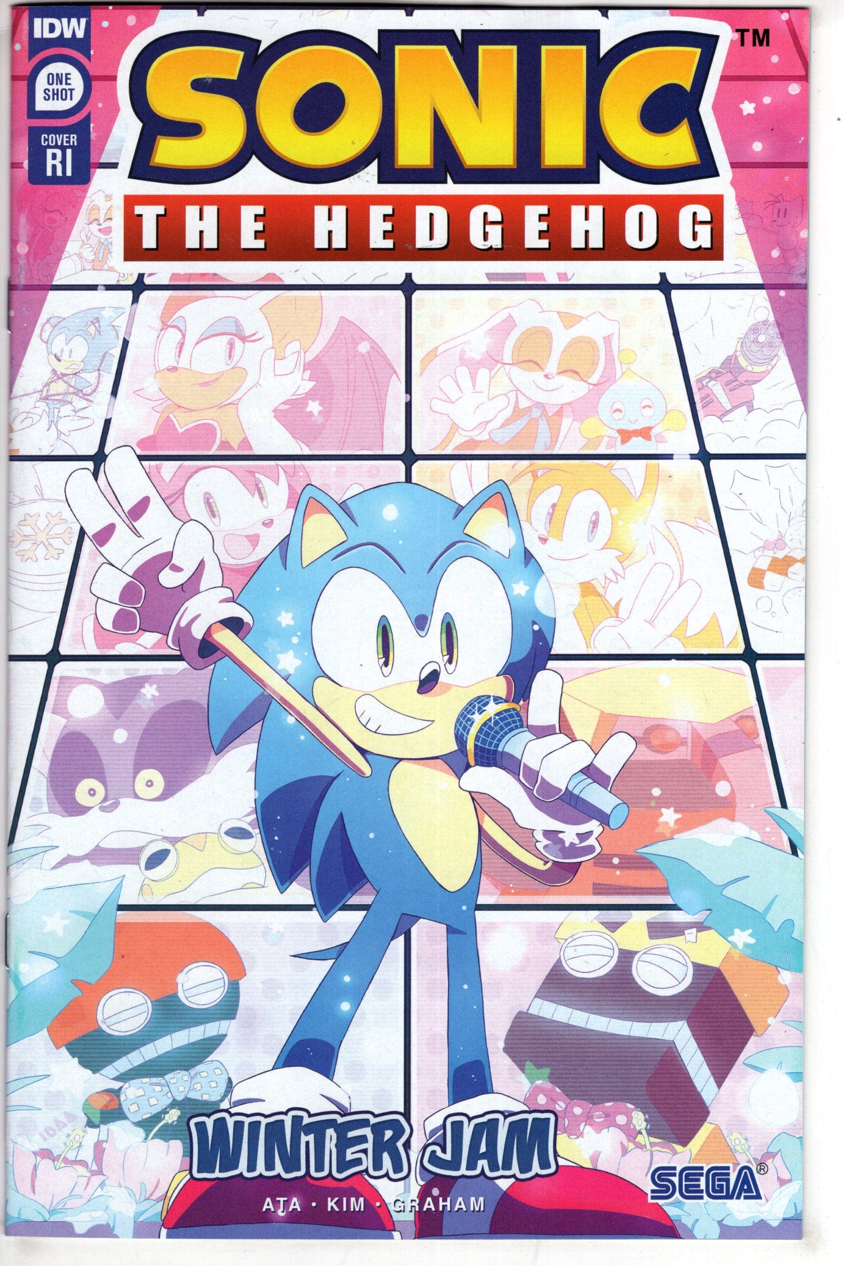 IDW PUBLISHING COMIC BOOK SONIC THE HEDGEHOG WINTER JAM ONESHOT #1 CVR C 10 COPY ATA