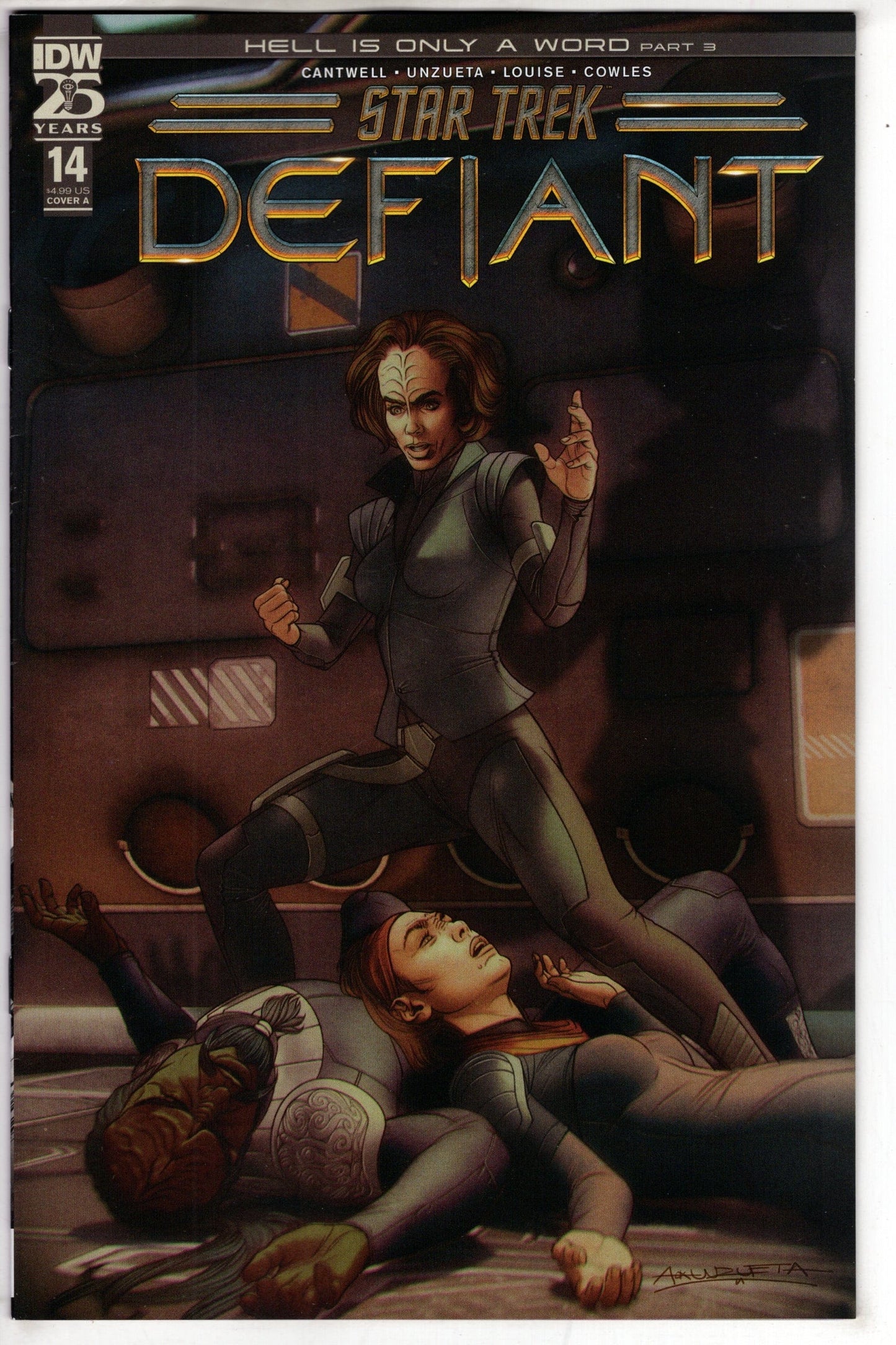 IDW PUBLISHING COMIC BOOK STAR TREK DEFIANT #14 CVR A UNZUETA