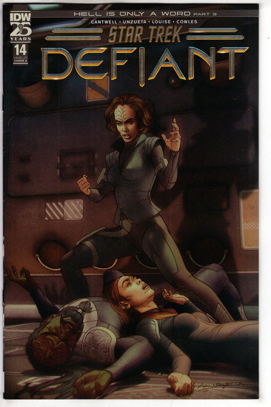 IDW PUBLISHING COMIC BOOK STAR TREK DEFIANT #14 CVR A UNZUETA