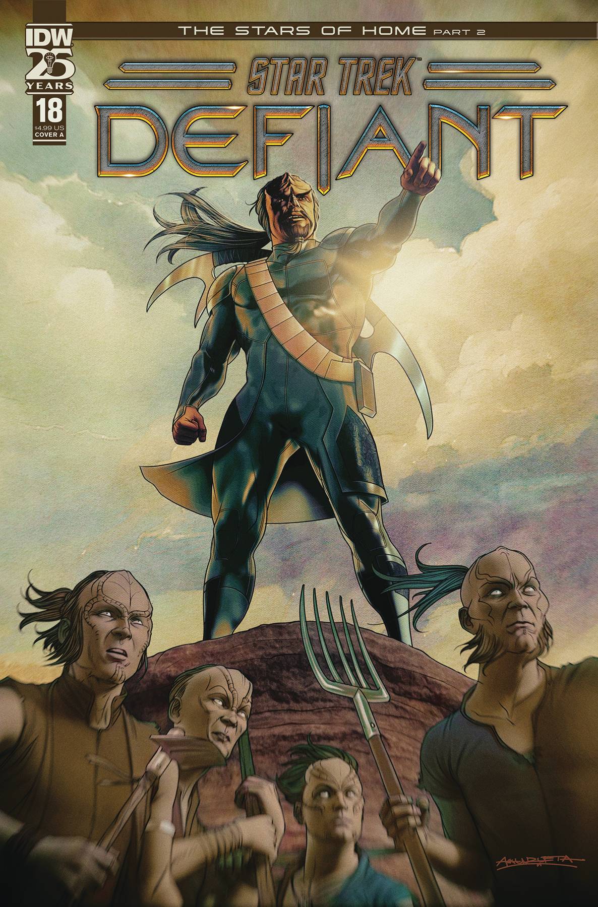 IDW PUBLISHING COMIC BOOK STAR TREK DEFIANT #18 CVR A UNZUETA