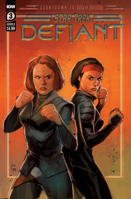 IDW PUBLISHING COMIC BOOK STAR TREK DEFIANT #3 CVR B REIS - CLEARANCE DAMAGED