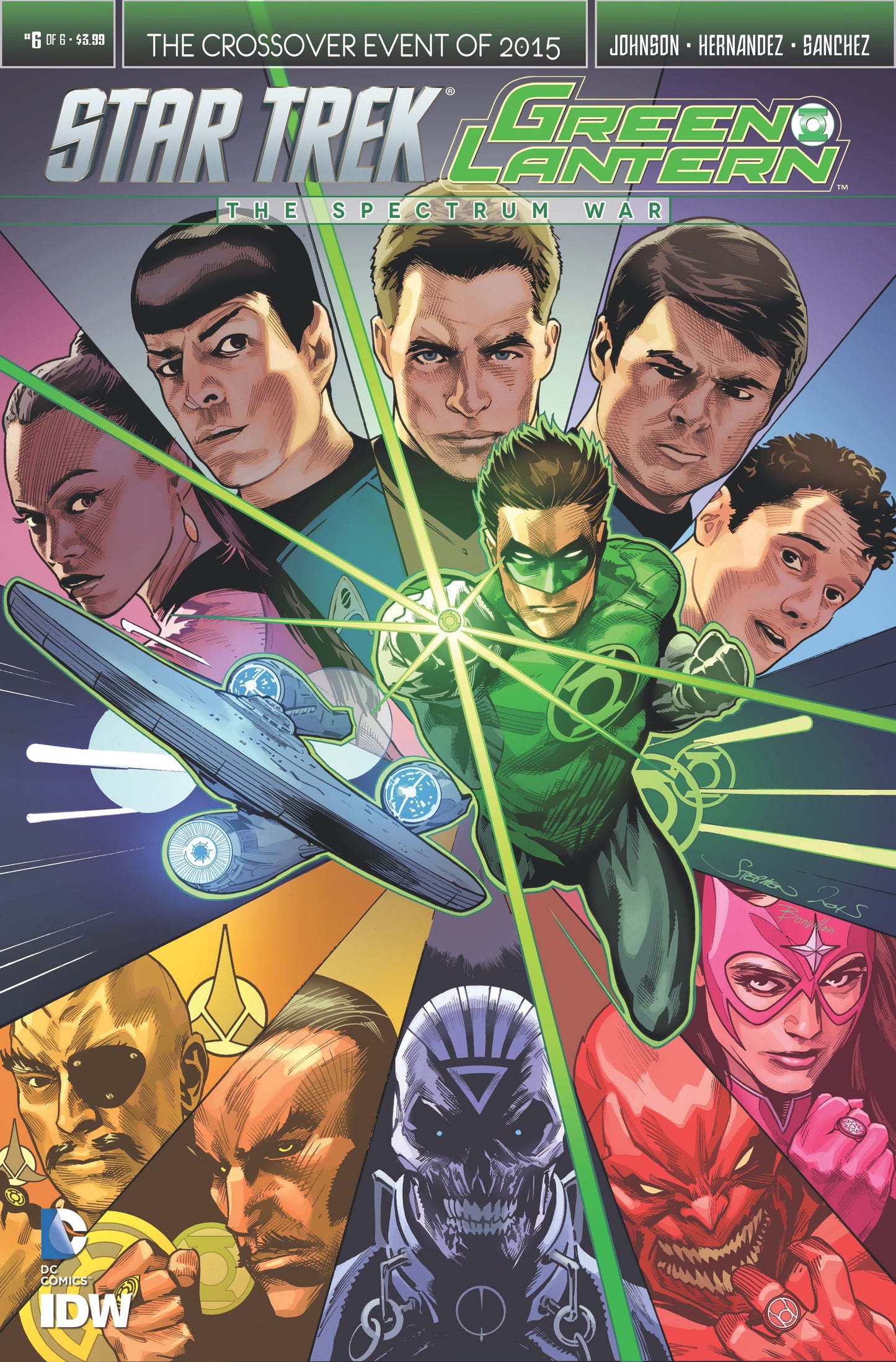IDW Publishing COMIC BOOK Star Trek/Green Lantern #6 - CVR A (VF/NM)