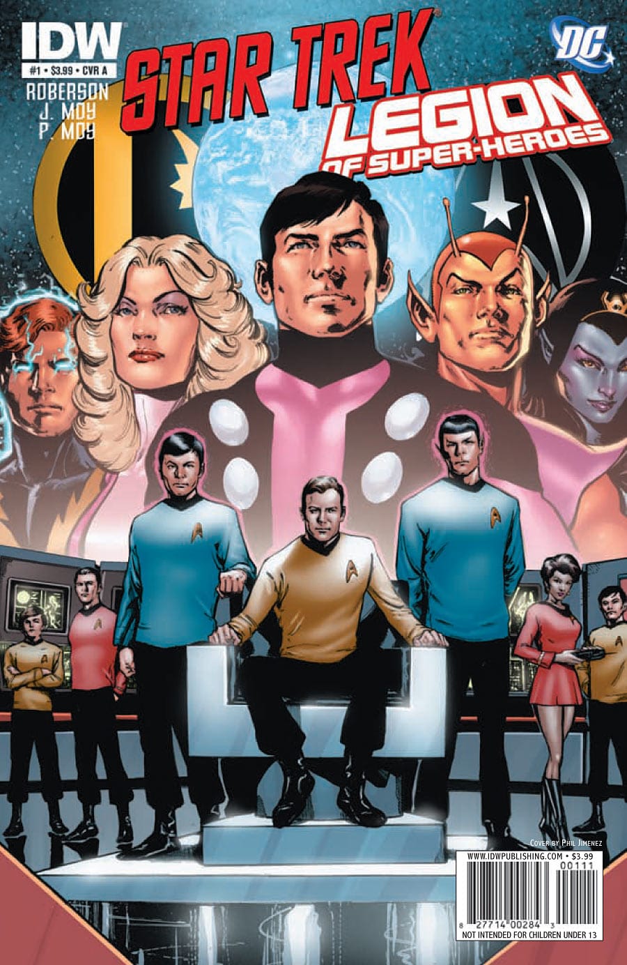IDW Publishing COMIC BOOK Star Trek/Legion of Super-Heroes #1 - CVR A (VF/NM)