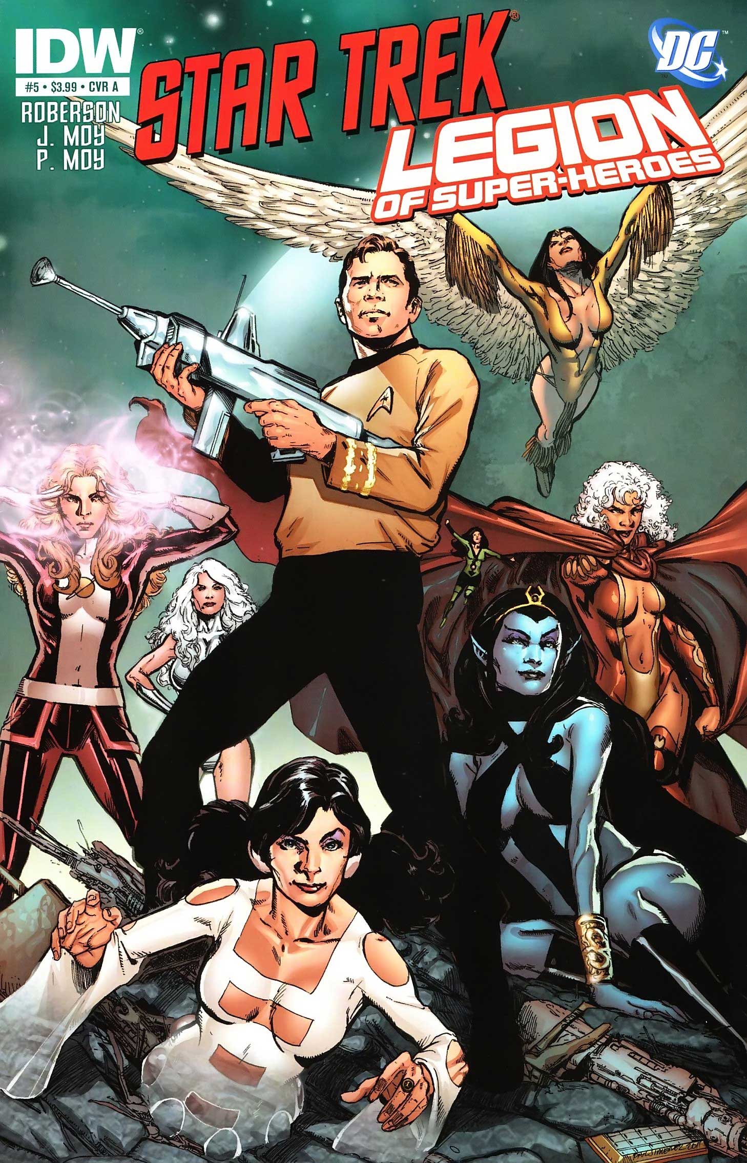 IDW Publishing COMIC BOOK Star Trek/Legion of Super-Heroes #5 - CVR A (VF/NM)