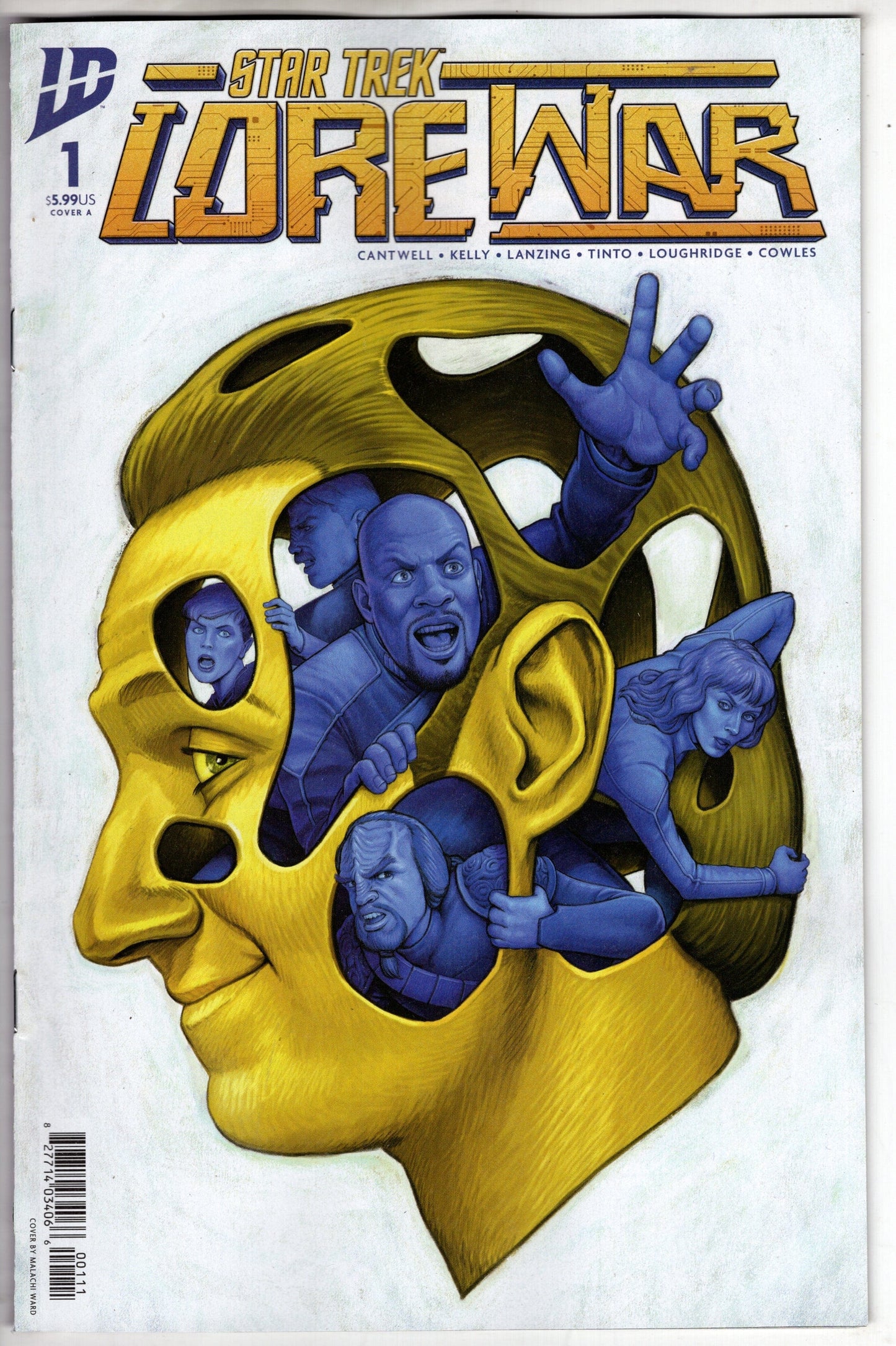 IDW Publishing COMIC BOOK Star Trek: Lore War #1 Cover A (Ward)