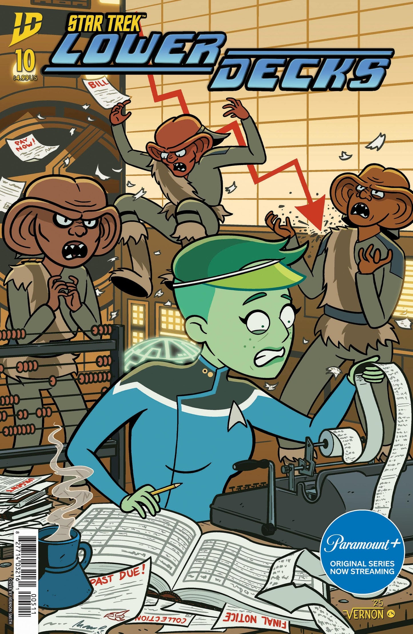 IDW Publishing COMIC BOOK Star Trek: Lower Decks #10 Cover A (Smith)