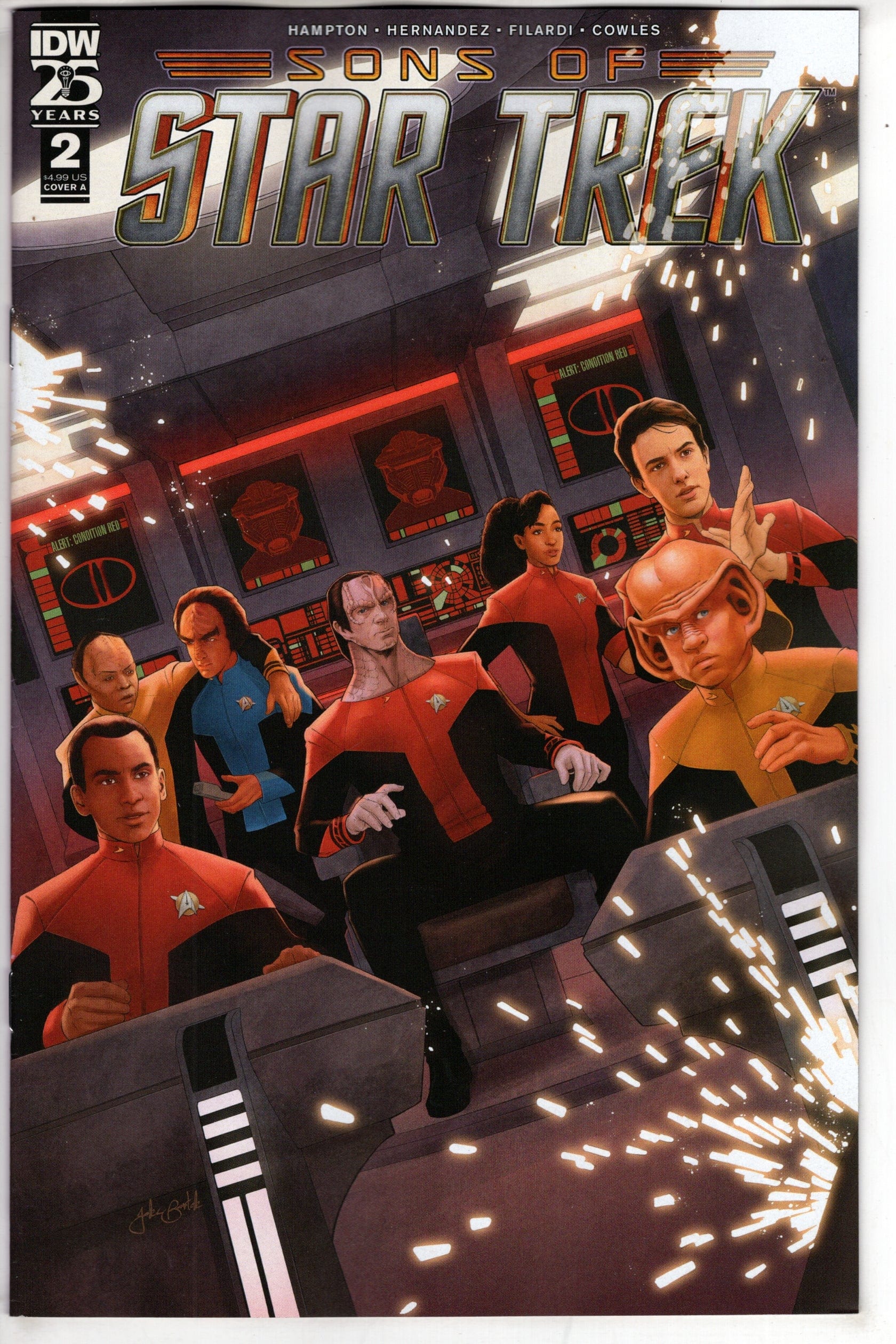 IDW PUBLISHING COMIC BOOK STAR TREK SONS OF STAR TREK #2 CVR A BARTOK