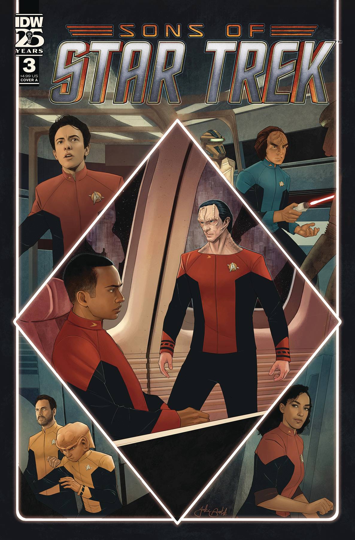 IDW PUBLISHING COMIC BOOK STAR TREK SONS OF STAR TREK #3 CVR A BARTOK
