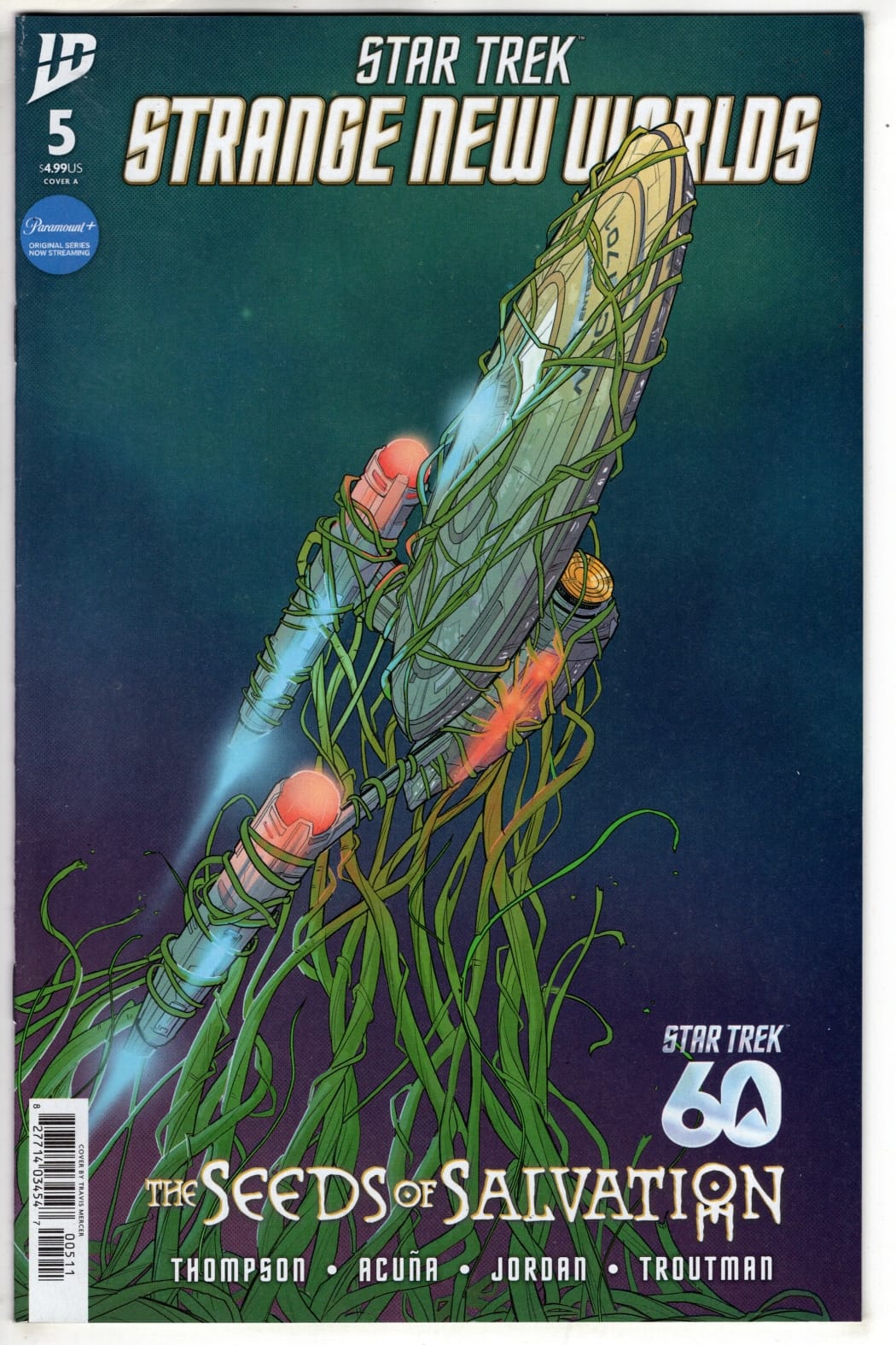 IDW Publishing COMIC BOOK Star Trek: Strange New Worlds--The Seeds of Salvation #5 Cover A (Mercer) (VF/NM)