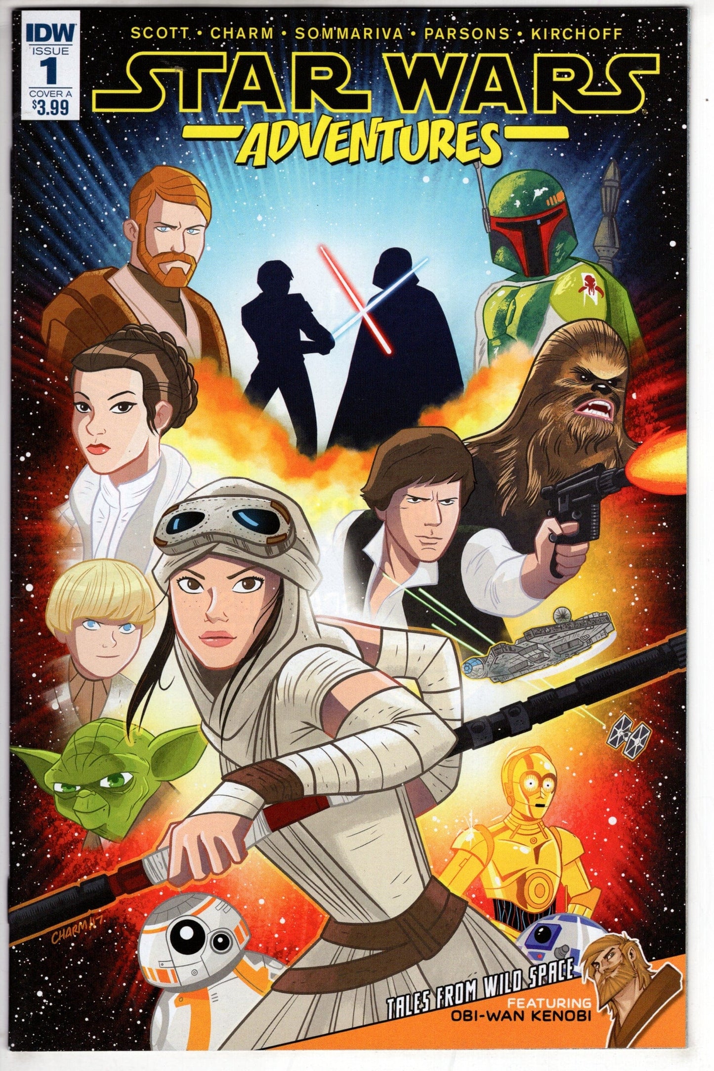 IDW PUBLISHING COMIC BOOK STAR WARS ADVENTURES #1 CVR A CHARM