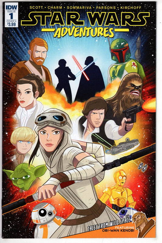IDW PUBLISHING COMIC BOOK STAR WARS ADVENTURES #1 CVR A CHARM