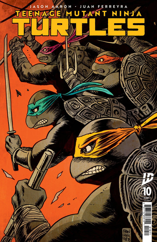 IDW Publishing COMIC BOOK Teenage Mutant Ninja Turtles #10 Variant D (Francavilla)