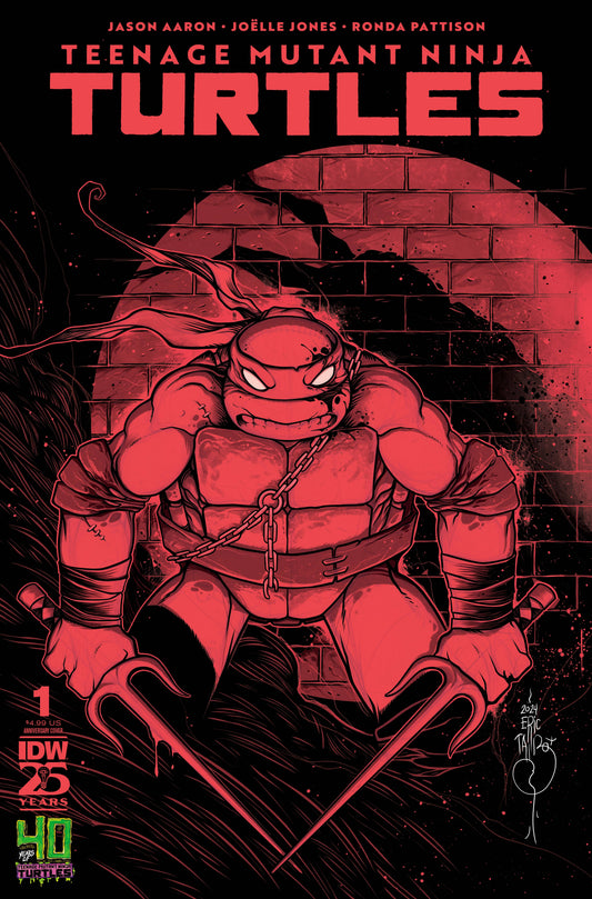IDW PUBLISHING COMIC BOOK TEENAGE MUTANT NINJA TURTLES 2024 #1 40TH ANNIV TALBOT VAR
