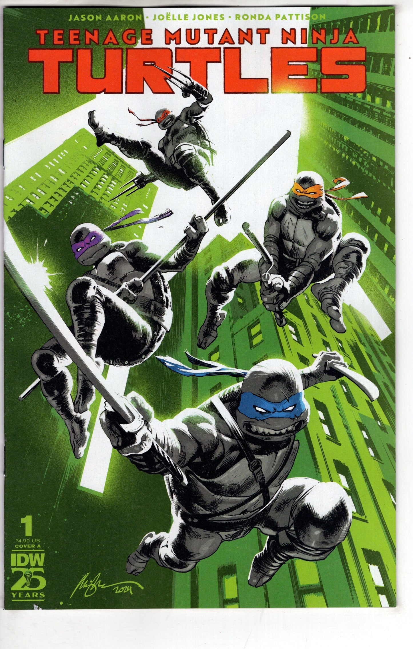 IDW PUBLISHING COMIC BOOK TEENAGE MUTANT NINJA TURTLES 2024 #1 CVR A ALBUQUERQUE