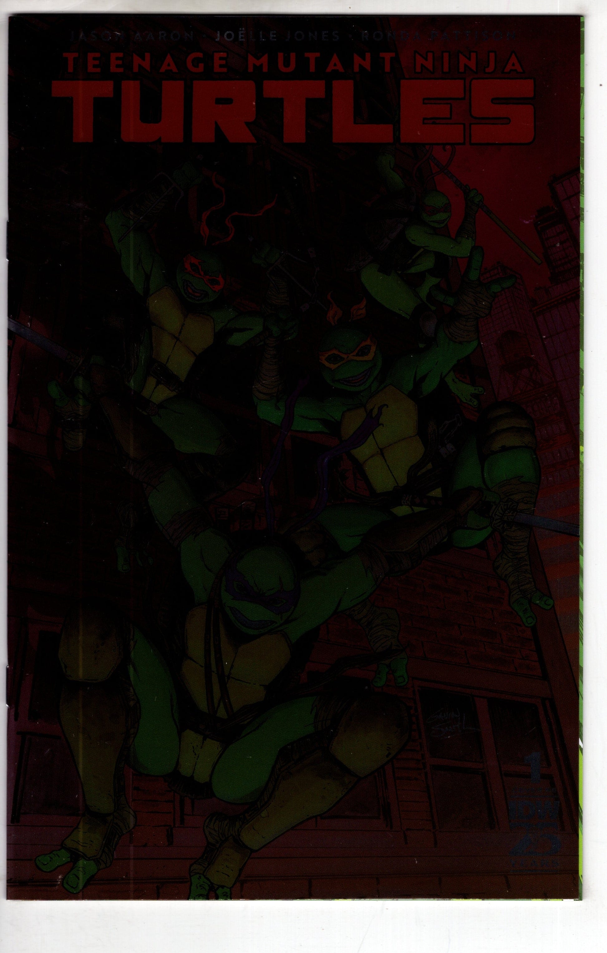 IDW PUBLISHING COMIC BOOK Teenage Mutant Ninja Turtles 2024 #1 Foil Cover A GalaxyCon Exclusive