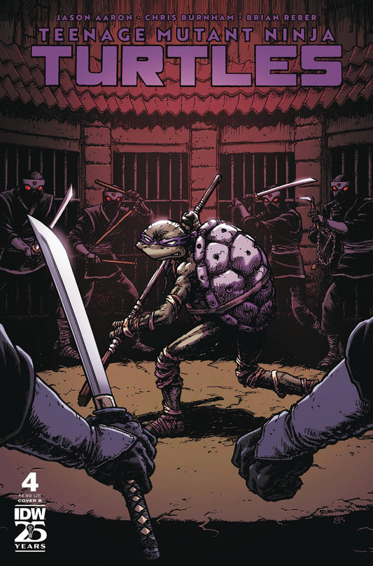IDW PUBLISHING COMIC BOOK TEENAGE MUTANT NINJA TURTLES 2024 #4 CVR B BURNHAM