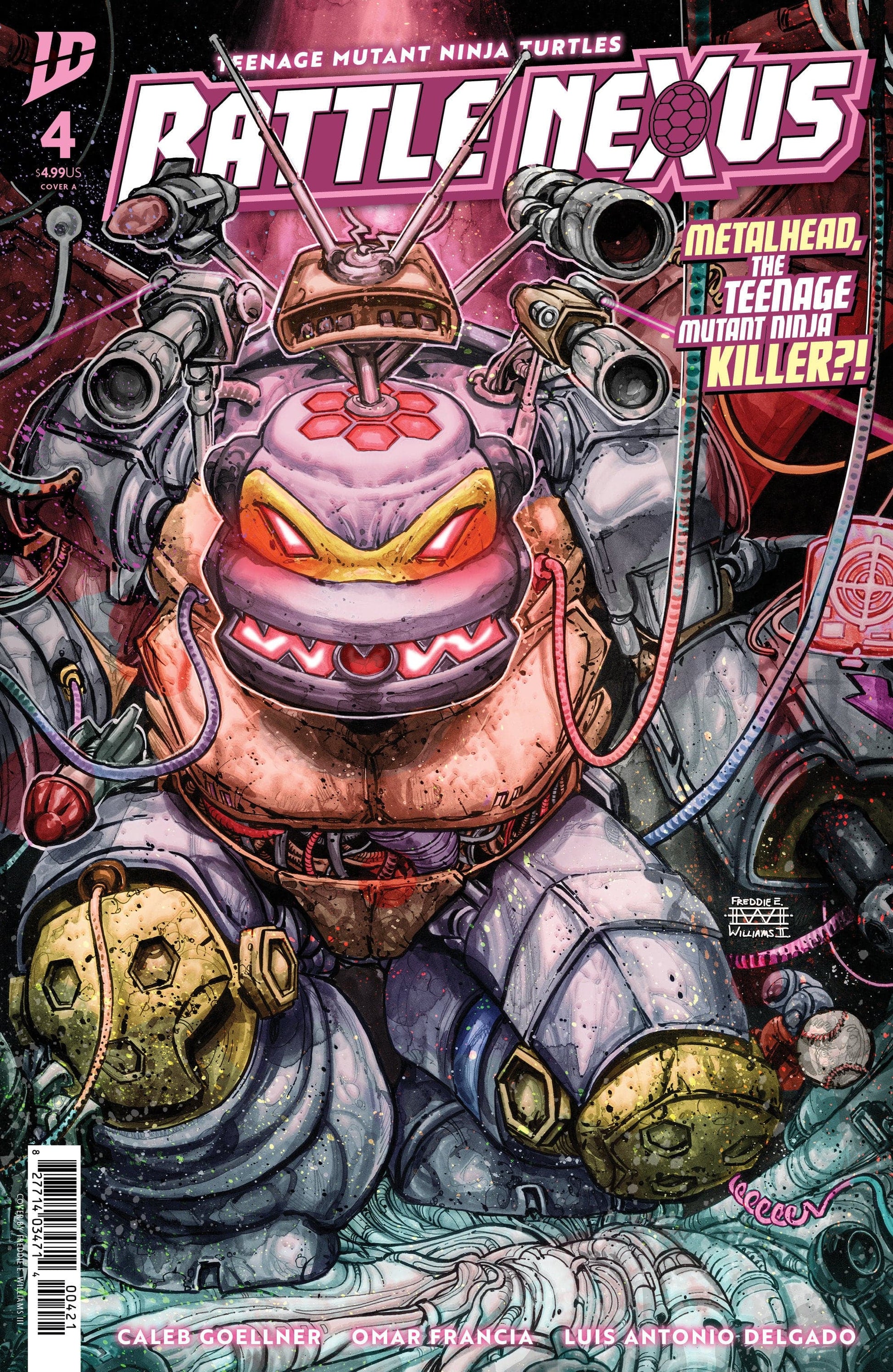 IDW Publishing COMIC BOOK Teenage Mutant Ninja Turtles: Battle Nexus #4 Variant B (Williams II) (VF/NM)