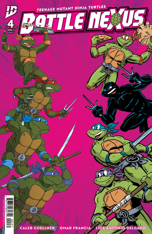 IDW Publishing COMIC BOOK Teenage Mutant Ninja Turtles: Battle Nexus #4 Variant C (Mitchroney & Schoening) (VF/NM)