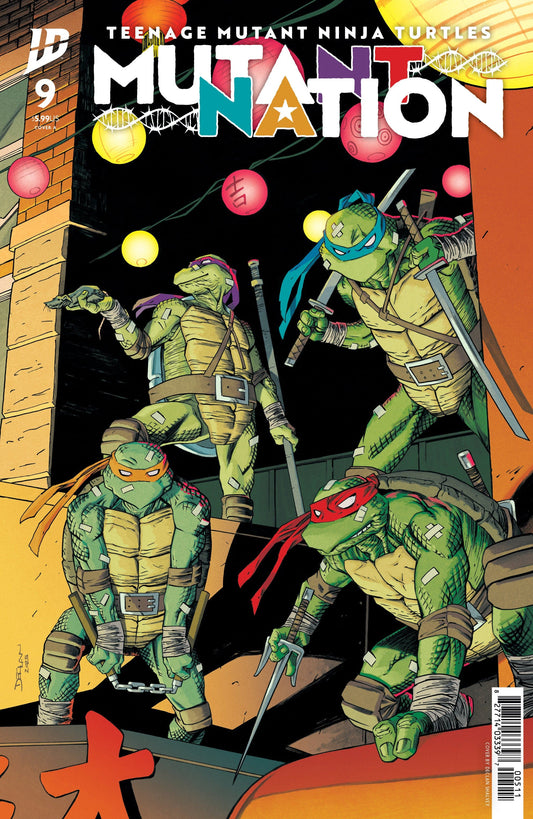 IDW Publishing COMIC BOOK Teenage Mutant Ninja Turtles: Mutant Nation #9 Cover A (Shalvey)