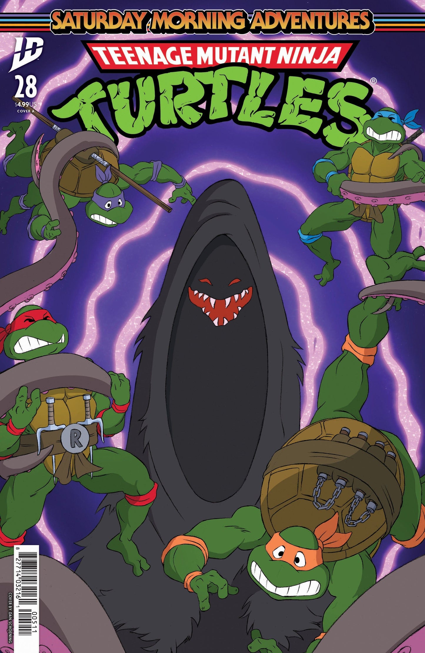 IDW Publishing COMIC BOOK Teenage Mutant Ninja Turtles: Saturday Morning Adventures #28 Cover A (Schoening)