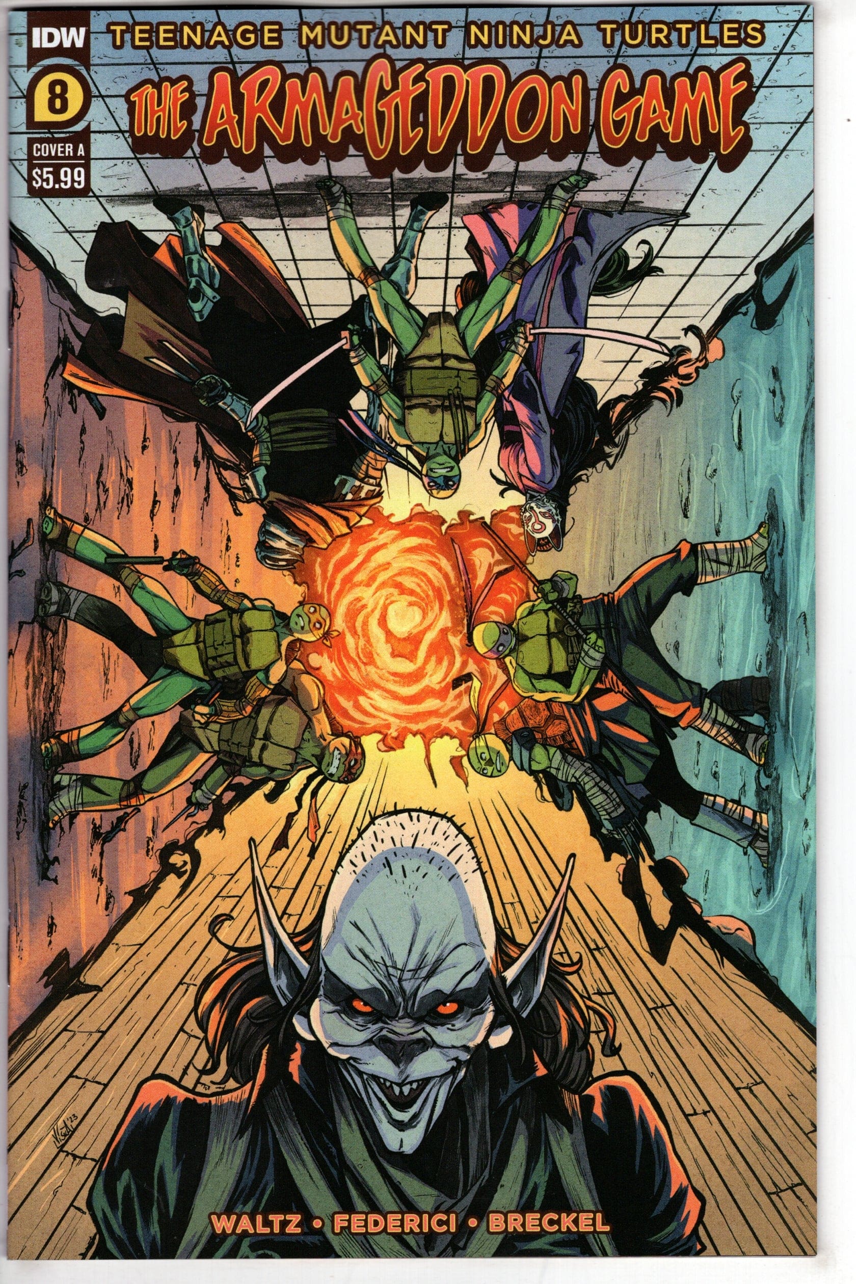 IDW PUBLISHING COMIC BOOK TMNT ARMAGEDDON GAME #8 CVR A FEDERICI