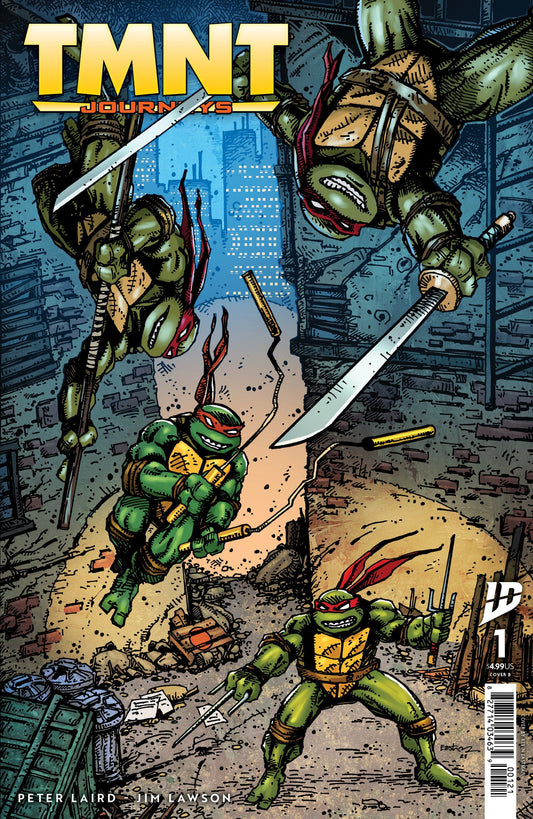 IDW Publishing COMIC BOOK TMNT: Journeys #1 Variant B (Eastman)