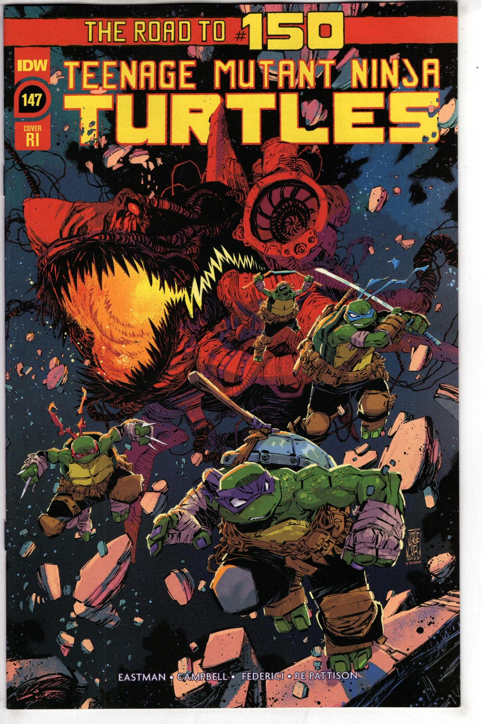 IDW PUBLISHING COMIC BOOK TMNT ONGOING #147 CVR C  Variant