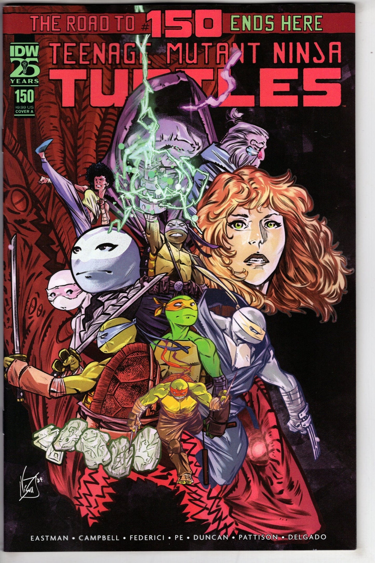 IDW PUBLISHING COMIC BOOK TMNT ONGOING #150 CVR A FEDERICI