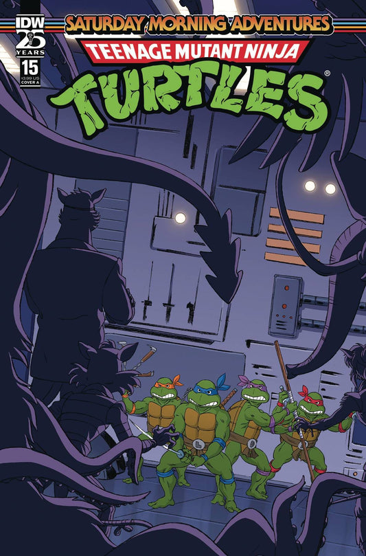 IDW PUBLISHING COMIC BOOK TMNT SATURDAY MORNING ADV #15 CVR A SCHOENING