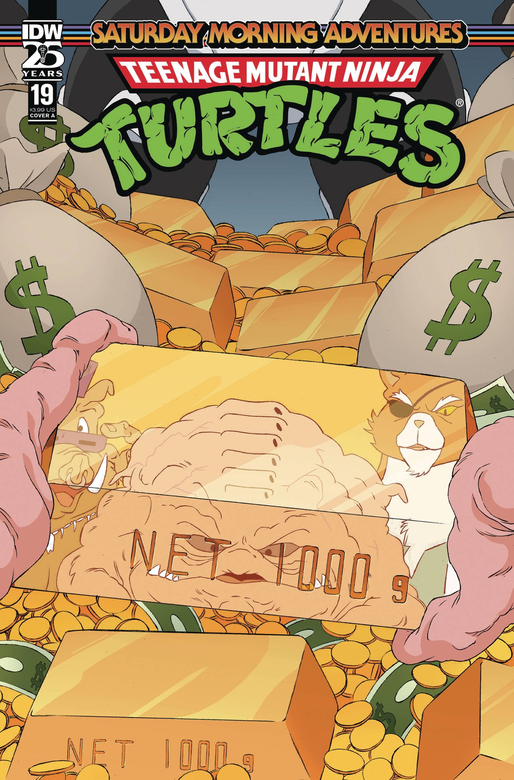 IDW PUBLISHING COMIC BOOK TMNT SATURDAY MORNING ADV #19 CVR A SCHOENING