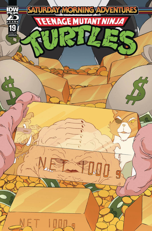 IDW PUBLISHING COMIC BOOK TMNT SATURDAY MORNING ADV #19 CVR A SCHOENING