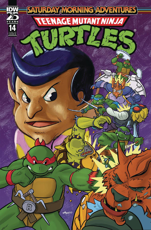 IDW PUBLISHING COMIC BOOK TMNT SATURDAY MORNING ADV 2023 #14 CVR B HYMEL