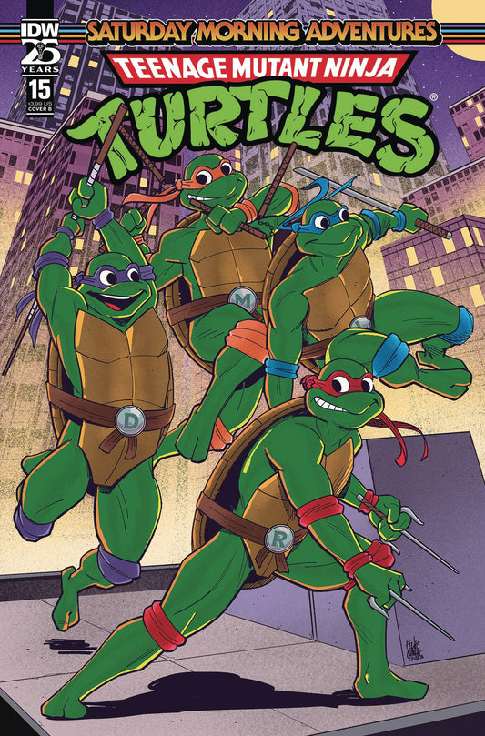 IDW PUBLISHING COMIC BOOK TMNT SATURDAY MORNING ADV 2023 #15 CVR B CUNHA