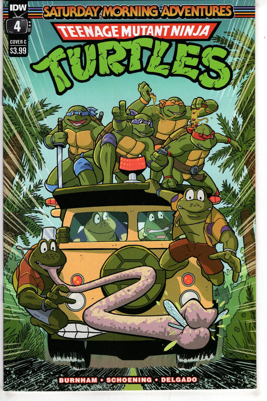 IDW PUBLISHING COMIC BOOK TMNT SATURDAY MORNING ADV 2023 #4 CVR C HYMEL