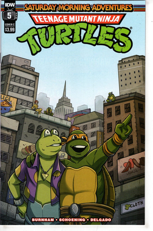 IDW PUBLISHING COMIC BOOK TMNT SATURDAY MORNING ADV 2023 #5 CVR C SUNTRUP
