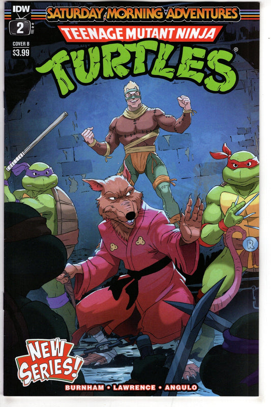 IDW PUBLISHING COMIC BOOK TMNT SATURDAY MORNING ADV CONTINUED #2 CVR B SCHOENING