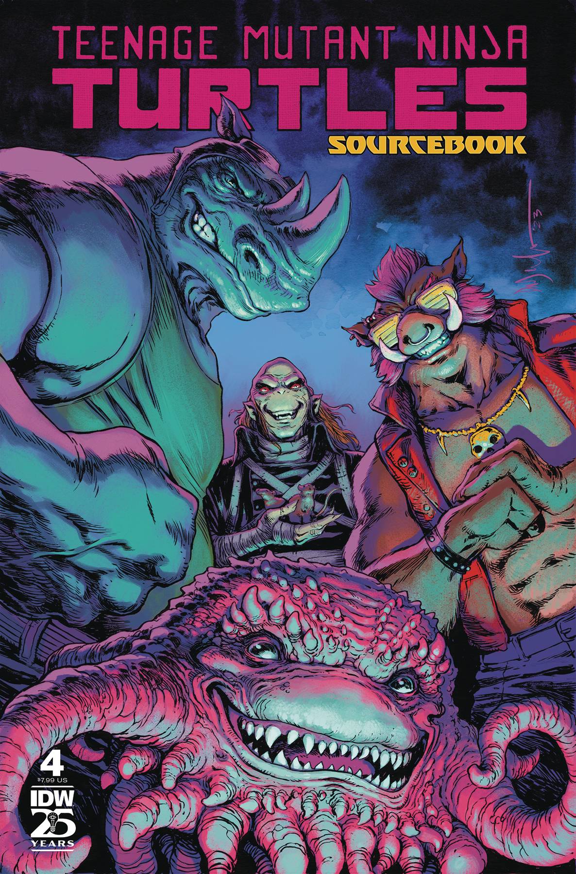 IDW PUBLISHING COMIC BOOK TMNT SOURCEBOOK #4