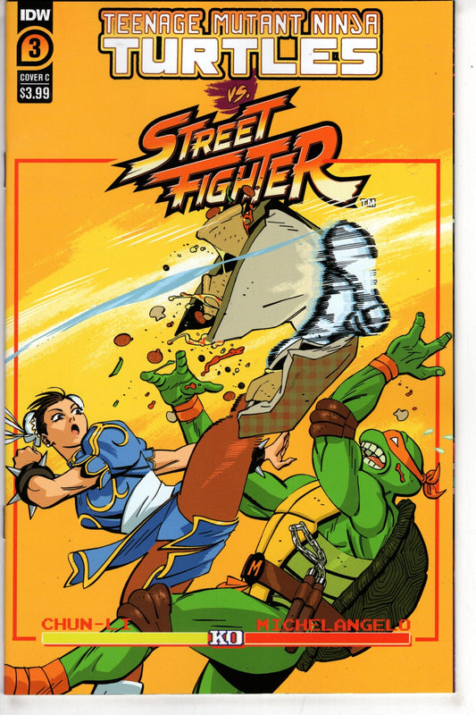 IDW PUBLISHING COMIC BOOK TMNT VS STREET FIGHTER #3 (OF 5) CVR C REILLY