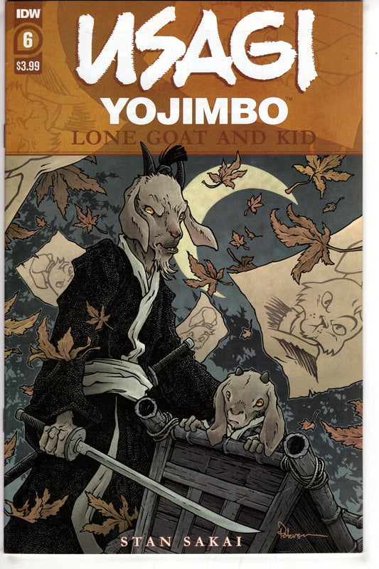 IDW PUBLISHING COMIC BOOK USAGI YOJIMBO LONE GOAT & KID #6 (OF 6)