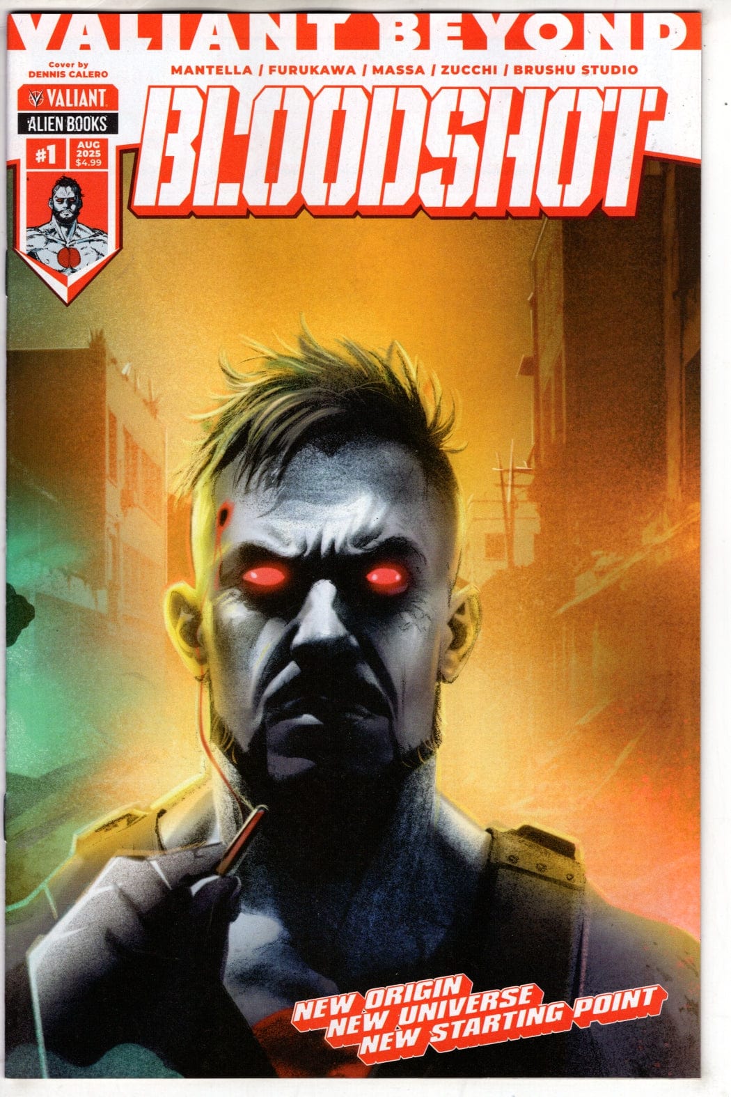 IDW Publishing COMIC BOOK Valiant Beyond: Bloodshot #1 Variant C (Calero Connecting Variant)