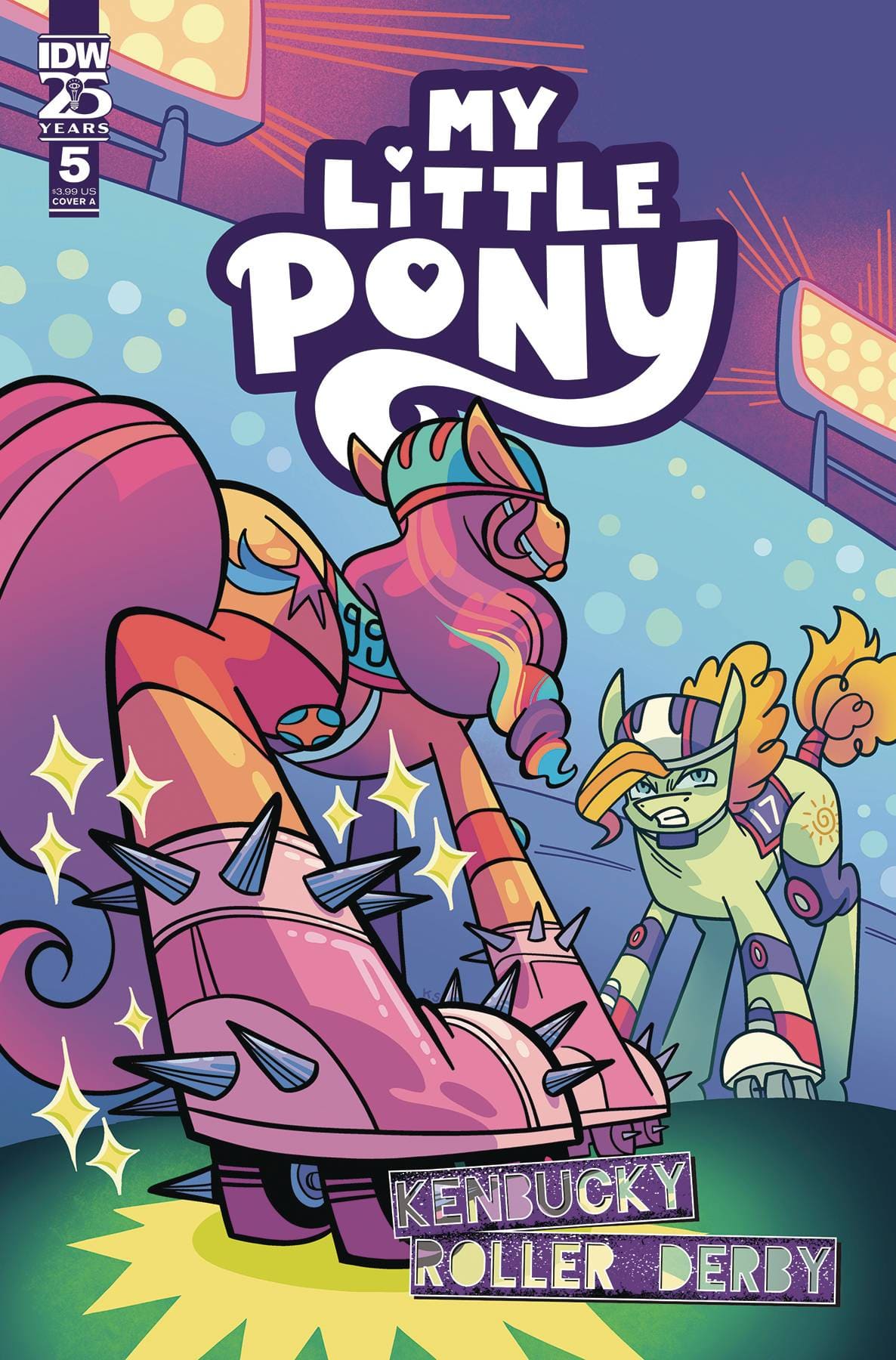 IDW PUBLISHING COMIC BOOKS MLP KENBUCKY ROLLER DERBY #5 CVR A SHERRON