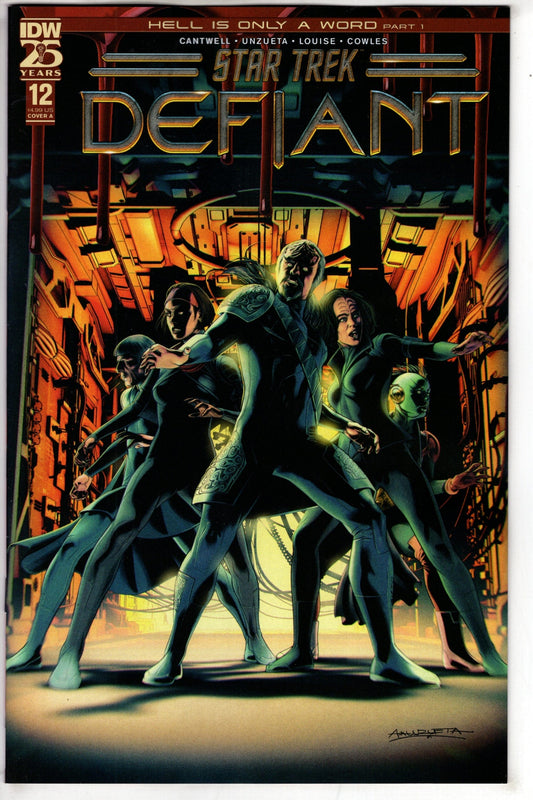 IDW PUBLISHING COMIC BOOKS STAR TREK DEFIANT #12 CVR A UNZUETA