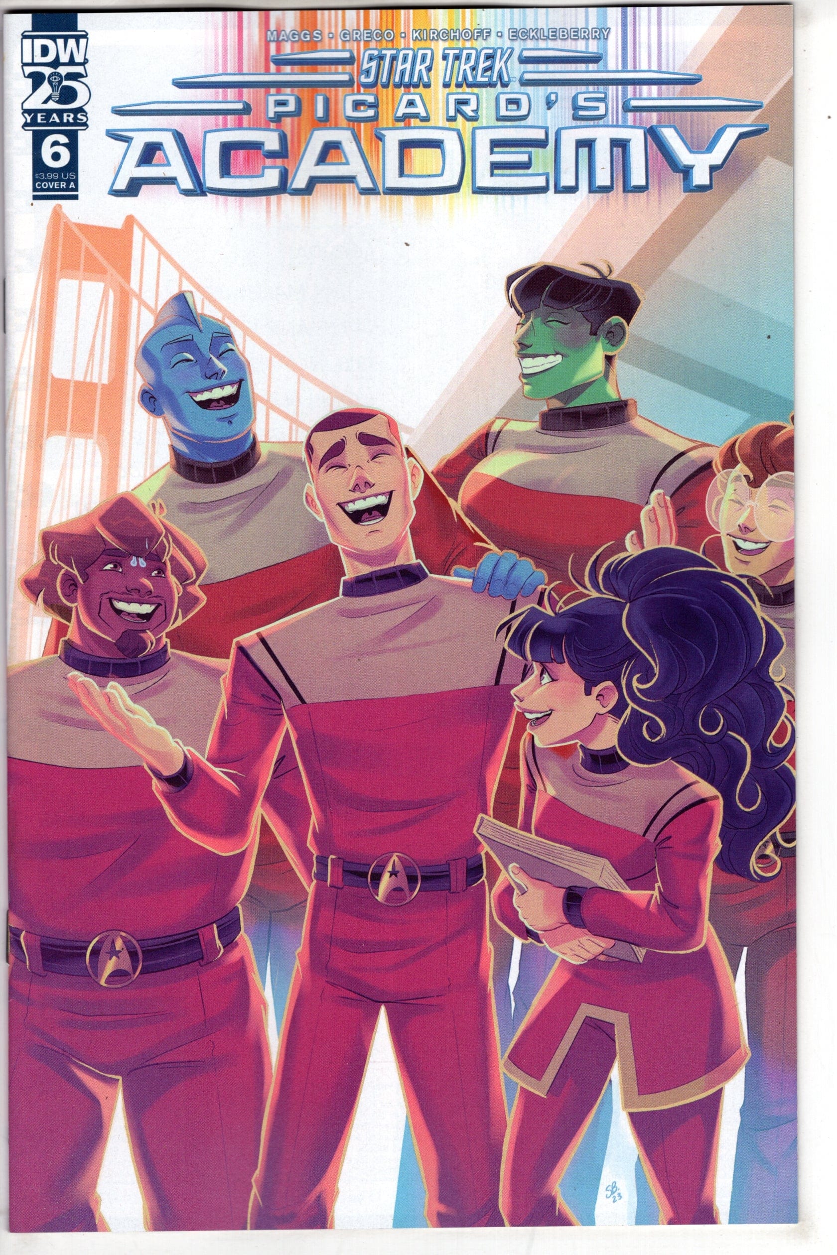 IDW PUBLISHING COMIC BOOKS STAR TREK PICARDS ACADEMY #6 CVR A BOO